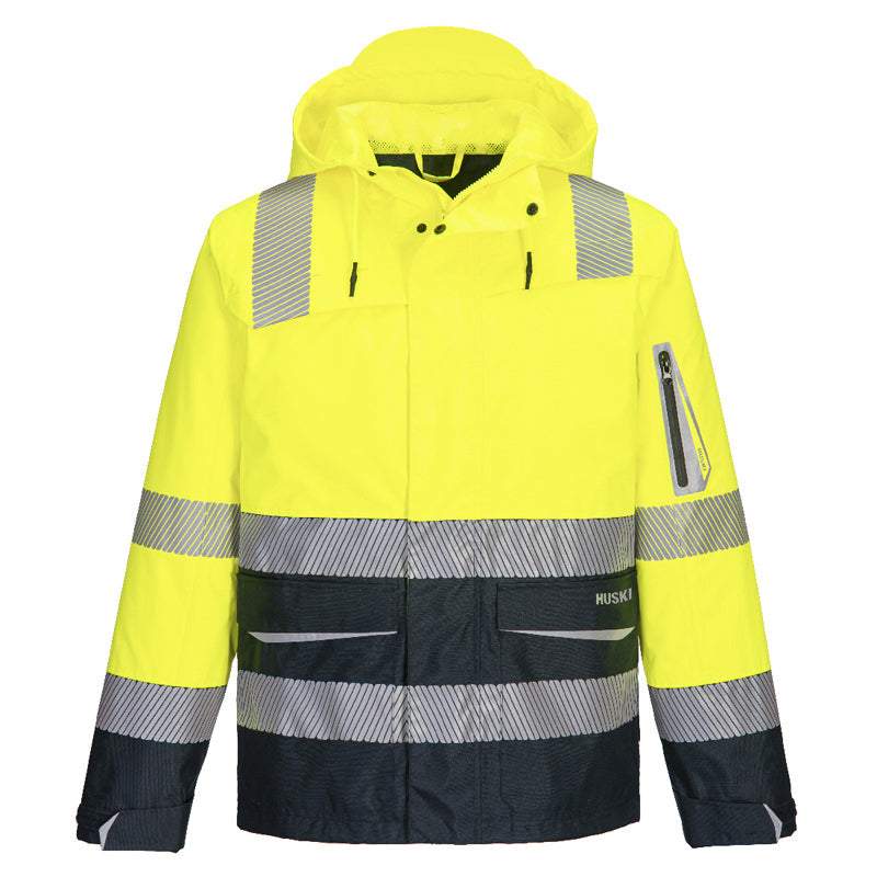 K8201 HUSKI HI-VIS CONTRAST RAIN JACKET