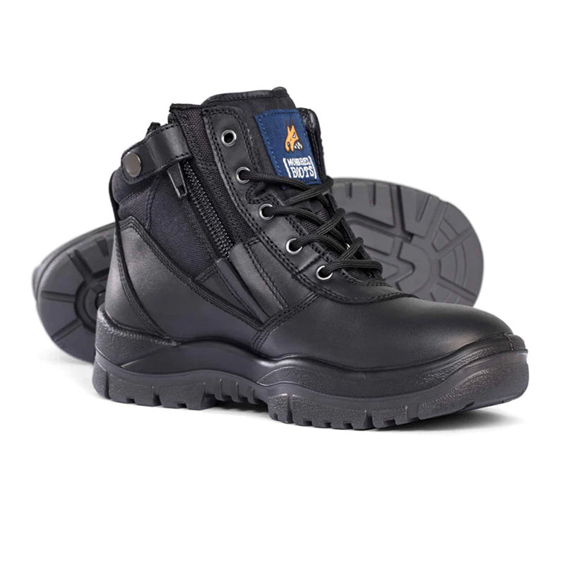 261020 MONGREL LACE UP ZIP SIDED BOOT TPU OUTSOLE ELECTRICAL HAZARD RESISTANT