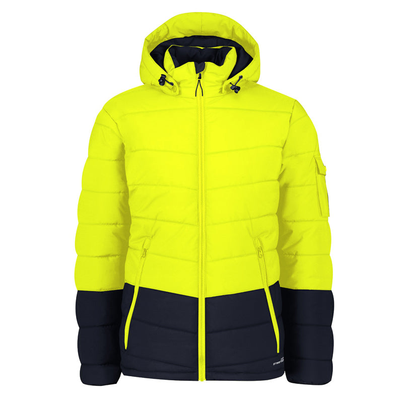 ZJ240 SYZMIK UNISEX STREETWORX HOODED PUFFER JACKET