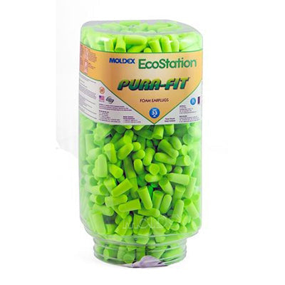 6706 MOLDEX ECOSTATION WITH PURA-FIT EARPLUGS 27dB REFILL CANNISTER 500PR