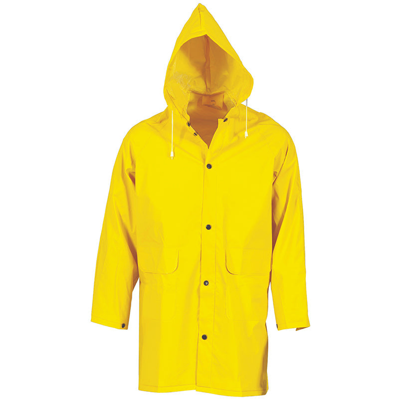 3702 DNC 3/4 LENGTH PVC COAT C/W DETACHABLE HOOD