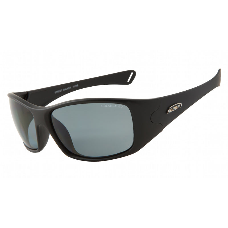 301STP SCOPE STREETWALKER SOFT TOUCH BLACK FRAME POLARISED LENS SAFETY GLASSES