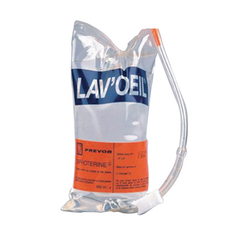 LPD DIPHOTERINE® SOLUTION 500ML EYEWASH BAG #