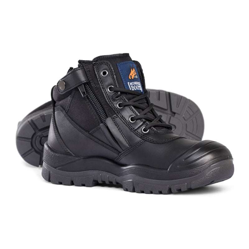 461020 MONGREL ZIP SIDE BOOT WITH BUMP CAP