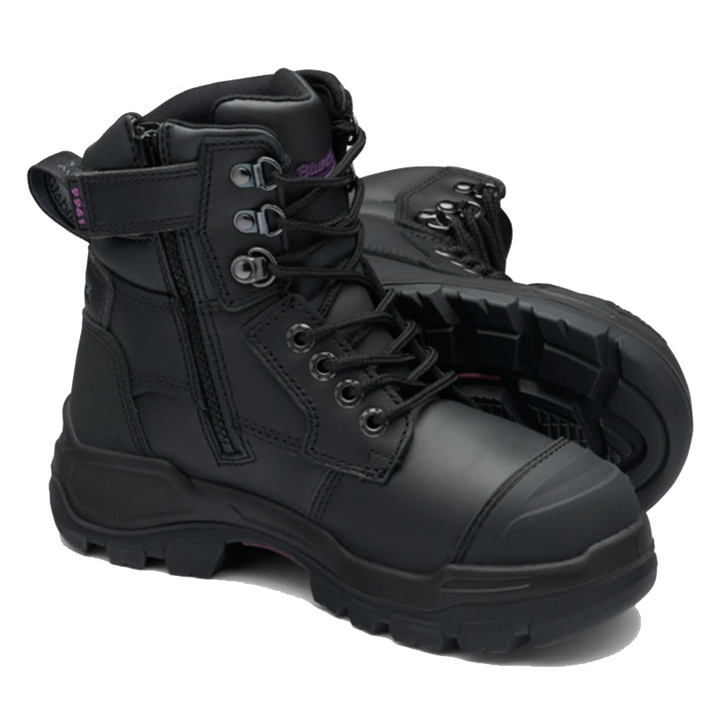 9961 BLUNDSTONE ROTOFLEX LADIES ZIP SIDE SAFETY BOOT