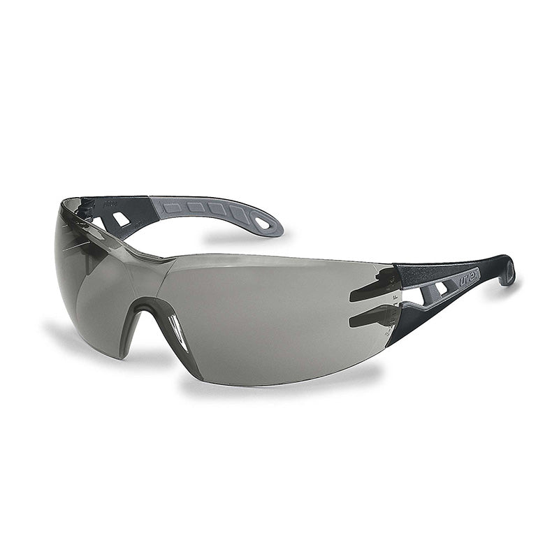 9192-300 UVEX PHEOS BLACK/GREY GREY ANTI-FOG LENS SAFETY GLASSES
