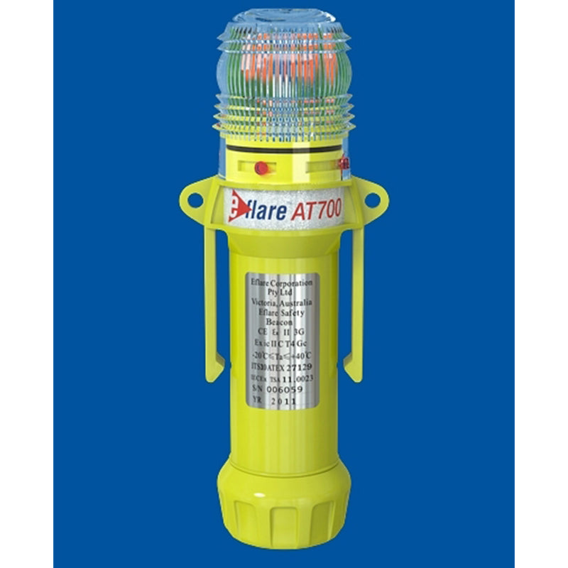 UB700R (AT700R) EFLARE RED FLASH OR STEADY ON, 200mm, 2 X D CELL BATTERIES