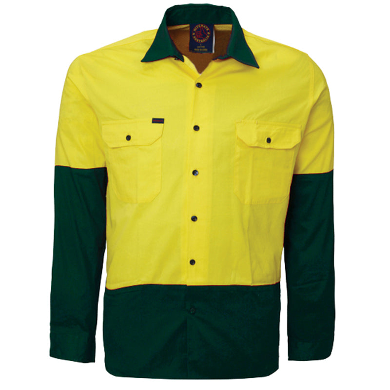 RM1050 SHIRT L/S 190GSM DRILL