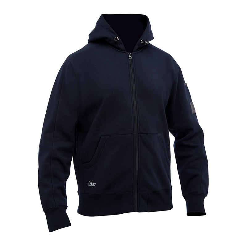 BK6725 BISLEY WORK FLEECE FULL ZIP HOODIE