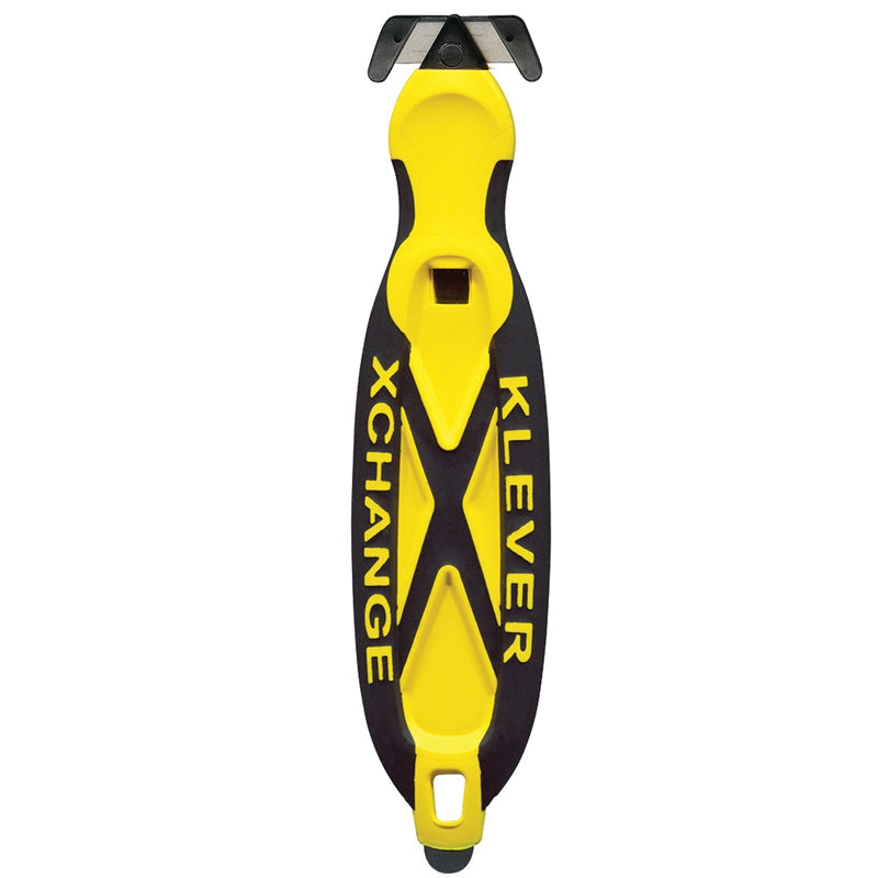 KLEVER X-CHANGE YELLOW SAFETY KNIFE DOUBLE HEAD