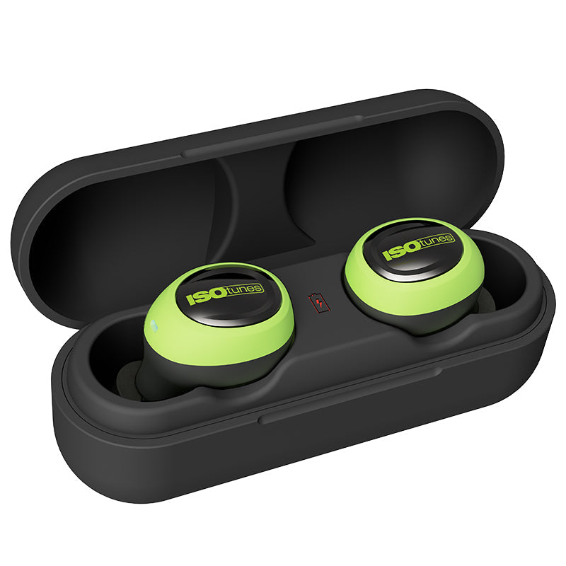 IT-74 ISOTUNES FREE 2.0 TRUE WIRELESS BLUETOOTH EARBUDS – UNIVERSAL SIZE – GREEN