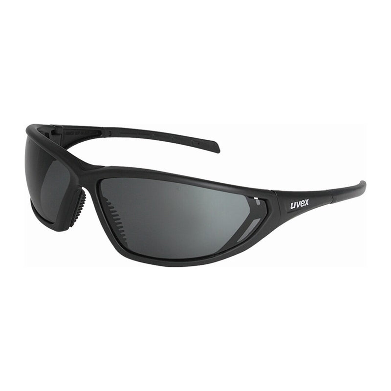 9101-062 UVEX TT WARRIOR BLACK FRAME GREY 14% LENS SAFETY GLASSES