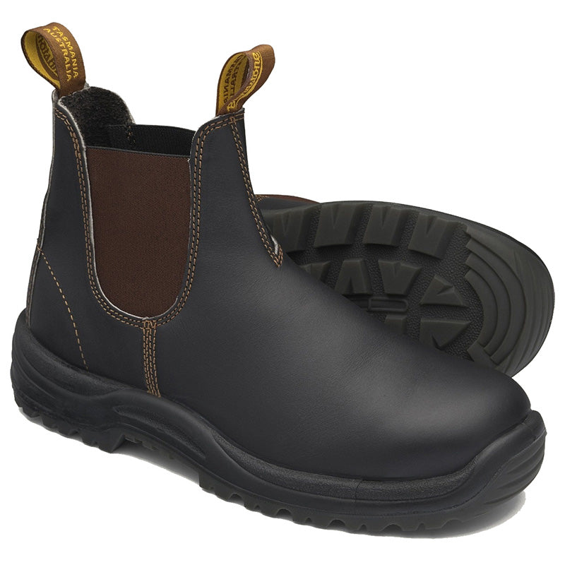 B172 BLUNDSTONE LEATHER ELASTIC SIDE BOOT#