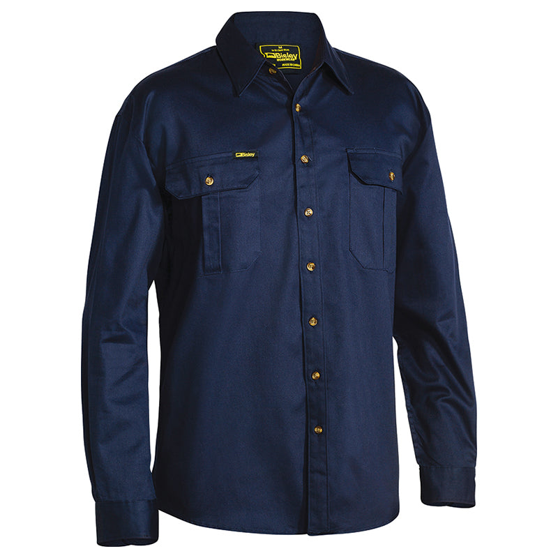 BS6433 LONG SLEEVE DRILL SHIRT