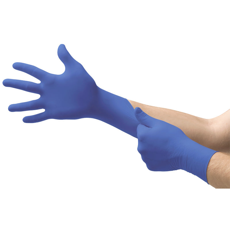 313041 ANSELL HEALTHCARE MICRO TOUCH BLUE NITRILE BOX=200