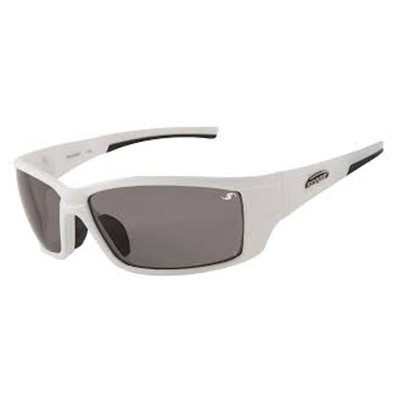 800WS SCOPE SPY ARCTIC WHITE FRAME SMOKE ANTI FOG LENS SAFETY GLASSES