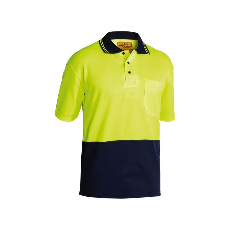 BK1234 2TONE HI VIZ POLO S/S