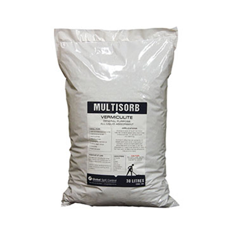 V30 GLOBAL SPILL CONTROL MULISORB VERMICULITE 30 LITRE (HEAT TREATED)