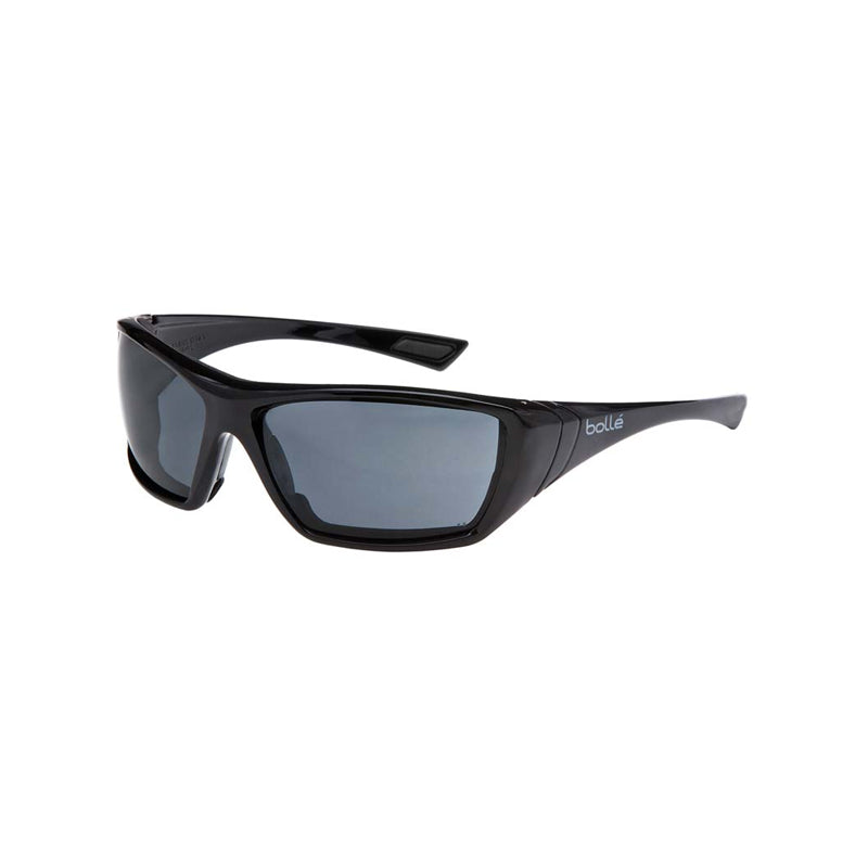 1662602 BOLLE HUSTLER POSITIVE SEAL SMOKE LENS SAFETY GLASSES