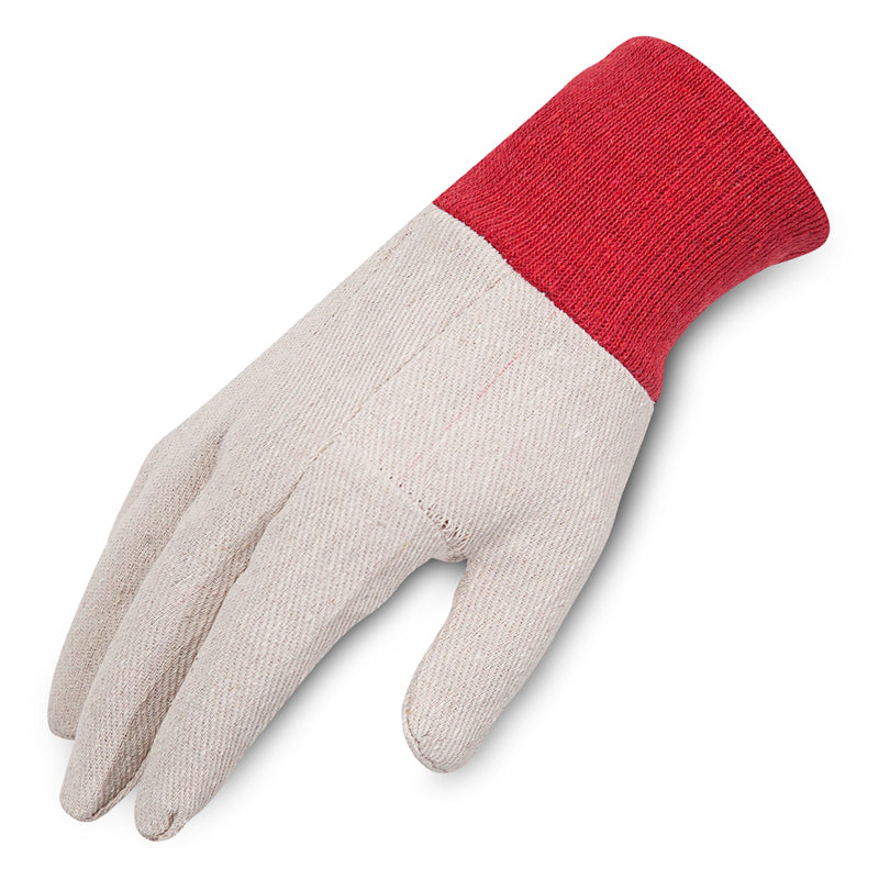 CD13-LKR ARMOURWEAR LADIES 8OZ CTN DRILL RED KNIT CUFF