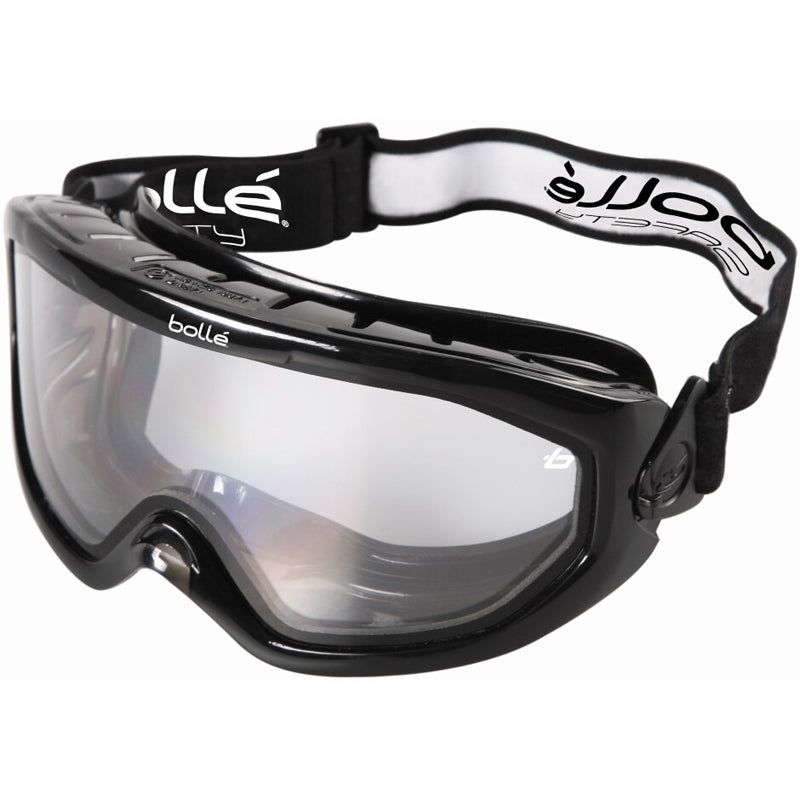 1650708 BOLLE BLAST DUO CLEAR WITH FOAM CHARCOAL SAFETY GOGGLES