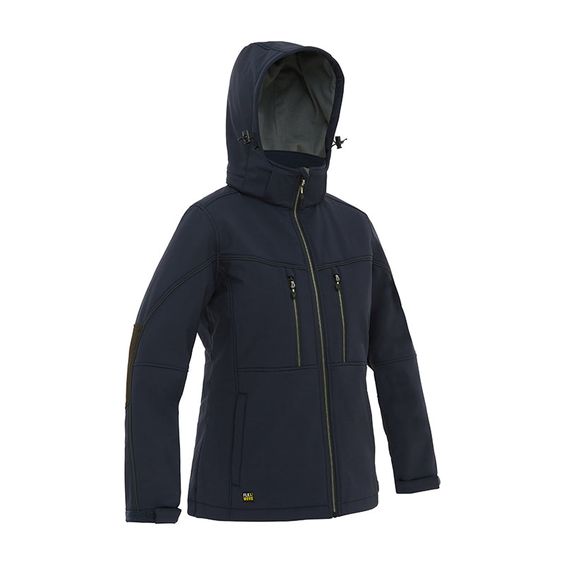 BJL6570 BISLEY LADIES FLX & MOVE HOODED SOFT SHELL JACKET