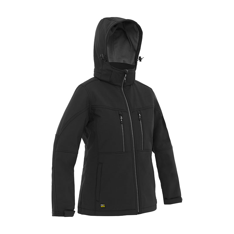 BJL6570 BISLEY LADIES FLX & MOVE HOODED SOFT SHELL JACKET