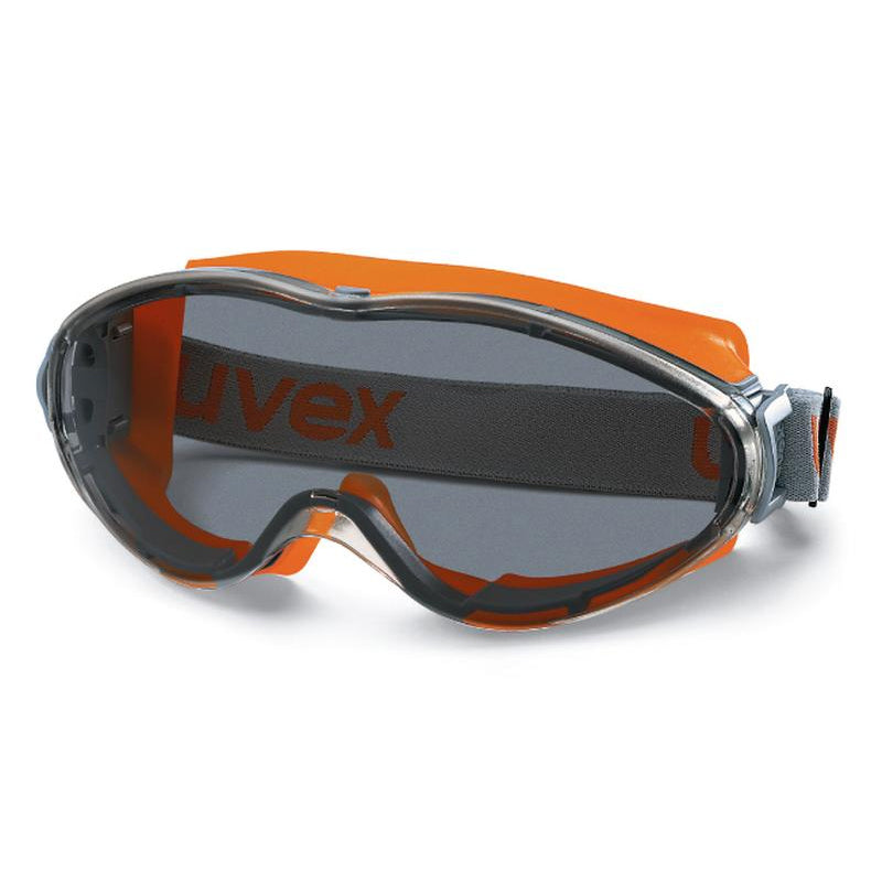 9302-346 UVEX ULTRASONIC GREY LENS ANTI-FOG ORANGE/GREY SAFETY GOGGLES
