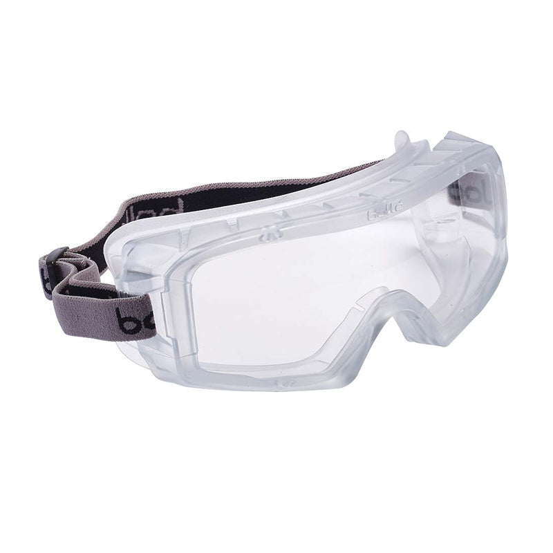 1687101 BOLLE COVERALL 3 CLEAR FULLY SEALED SAFETY GOGGLES