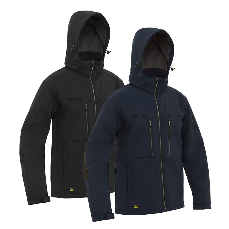 BJ6570 BISLEY FLX & MOVE HOODED SOFT SHELL JACKET