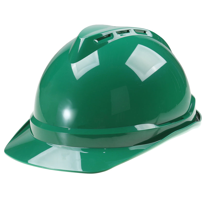 229700GN6V MSA V-GARD ADVANCE 500 CAP 6 POINT VENTED GREEN