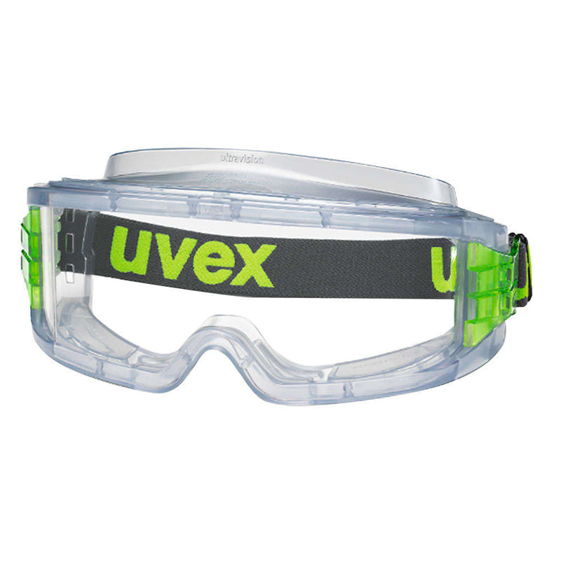 9301-305 UVEX ULTRAVISION VENTED POLY ANTI-FOG CLEAR LENS SAFETY GOGGLES