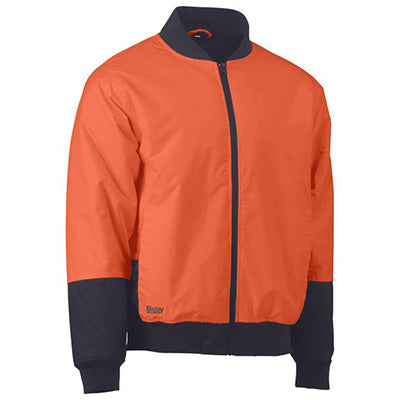 BJ6730 BISLEY TWO TONE HIVIS BOMBER JACKET