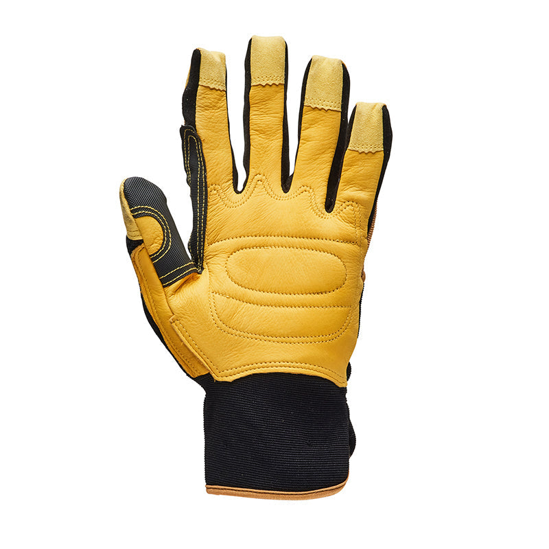 SPARTACUS UTILITY GLOVE GOLD LTHR