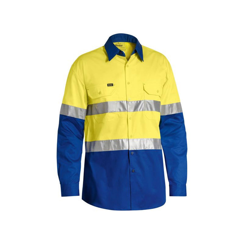 BS6696T BISLEY MENS 3M TAPED COOL HI VIS LIGHTWEIGHT SHIRT
