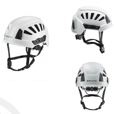 BE-AUS-390-12 SKYLOTEC INCEPTOR GRX VENTED WHITE RESCUE HELMET AUSTRALIAN STANDARD APPROVED