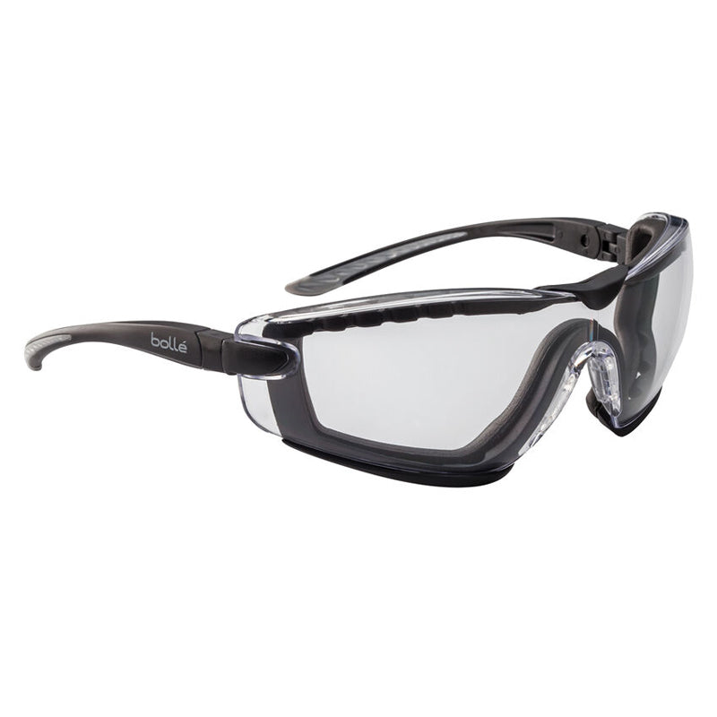 PSSCOBF027 BOLLE COBRA PLATINUM CLEAR ANTI-SCRATCH ANTI-FOG LENS SAFETY GLASSES