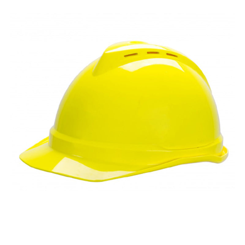 229700YE6V MSA V-GARD ADVANCE 500 CAP 6 POINT VENTED YELLOW