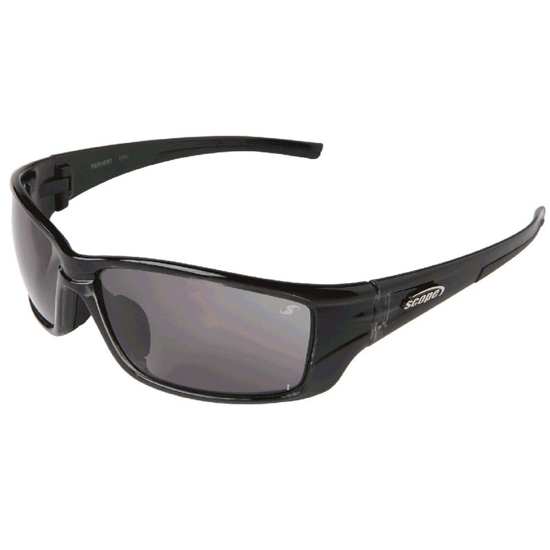 800BP SCOPE SPY CRYSTAL BLACK FRAME POLYCARB POLARISED LENS SAFETY GLASSES