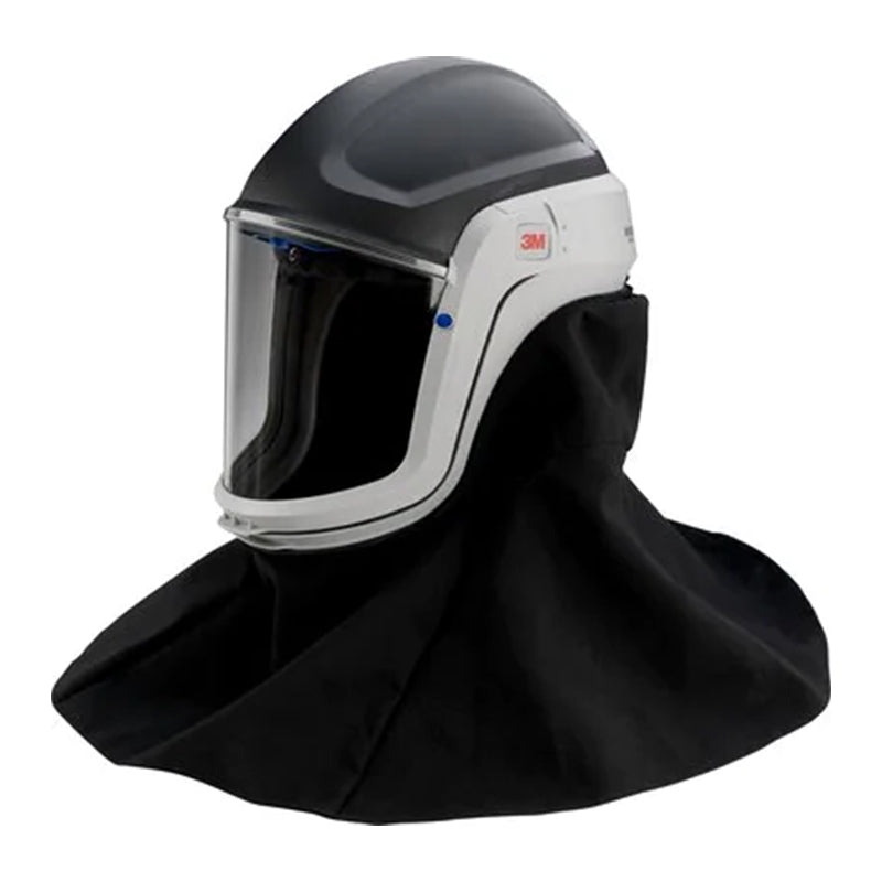 M-407 VERSAFLO PAPR HELMET COATED VISOR FLAME RESISTANT SHROUD