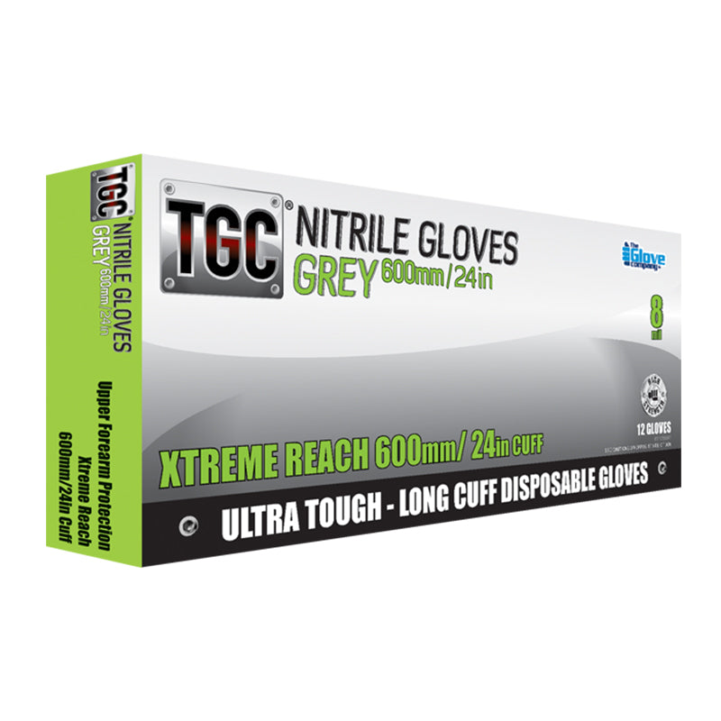 600mm EXTREME REACH NITRILE GLOVE BOX 12