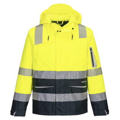 K8201 HUSKI HI-VIS CONTRAST RAIN JACKET