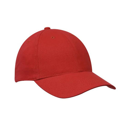 4199 6 PANEL HEAVY BRUSH COTTON B/BALL CAP
