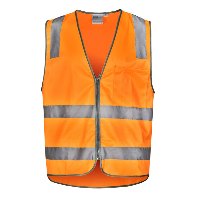 SW40 SHINY UNISEX BIOMOTION RAIL SAFETY VEST