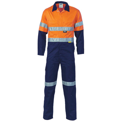 3855 DNC COTTON DRILL COVERALL WITH REF TAPE