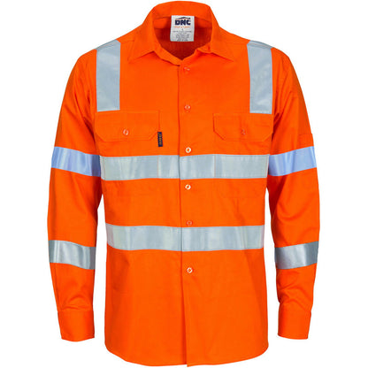3743 HV COTTON DRILL SHIRT TAPED L/S VIC