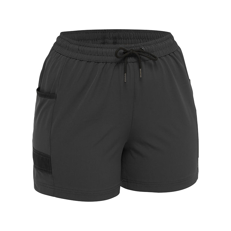 BSHL1331 LADIES FLX & MOVE 4-WAY STRETCH ELASTIC WAIST SHORT