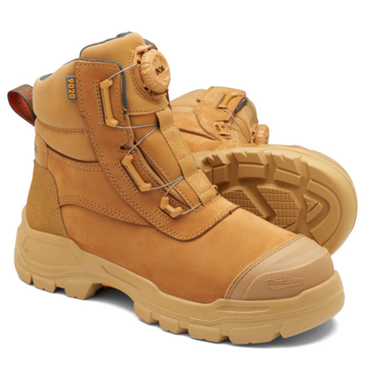 9020 BLUNDSTONE ROTOFLEX UNISEX BOA LACING SAFETY BOOT 150mm WIDE FIT