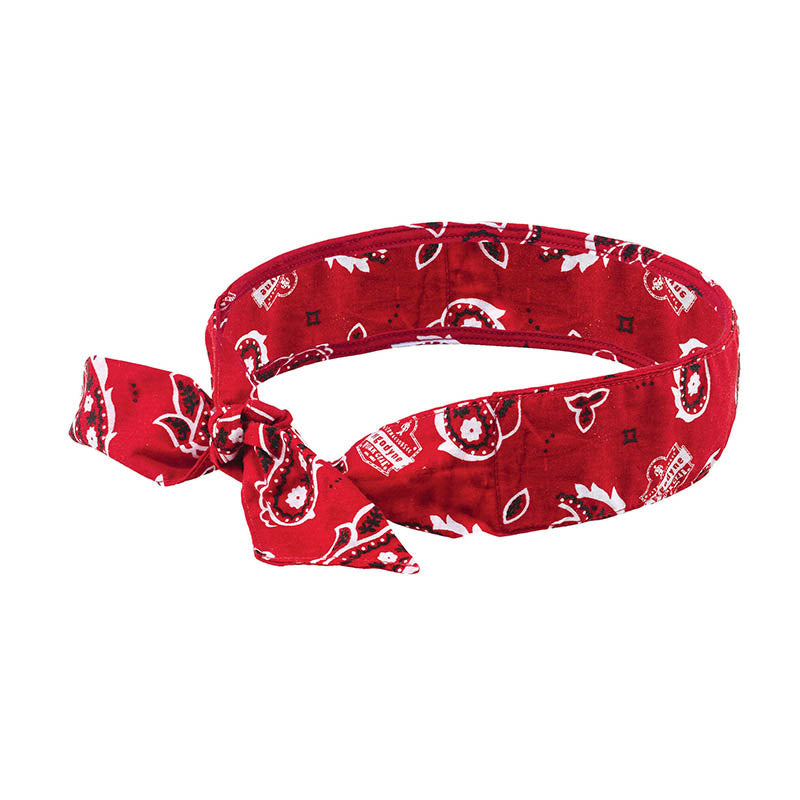6700 ERGODYNE CHILL-ITS EVAPORATIVE COOLING BANDANA RED WESTERN