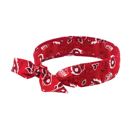 6700 ERGODYNE CHILL-ITS EVAPORATIVE COOLING BANDANA RED WESTERN